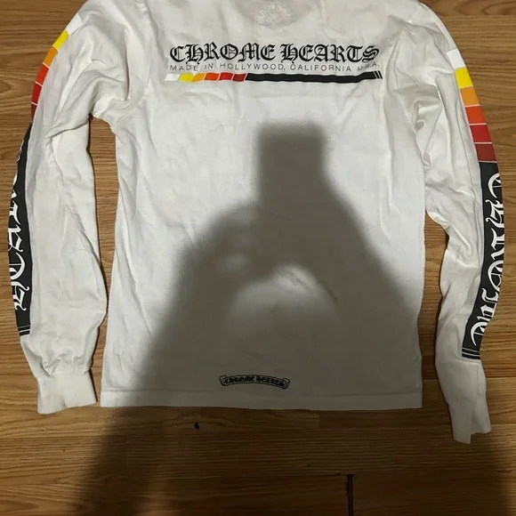 White chrome hearts long sleeves